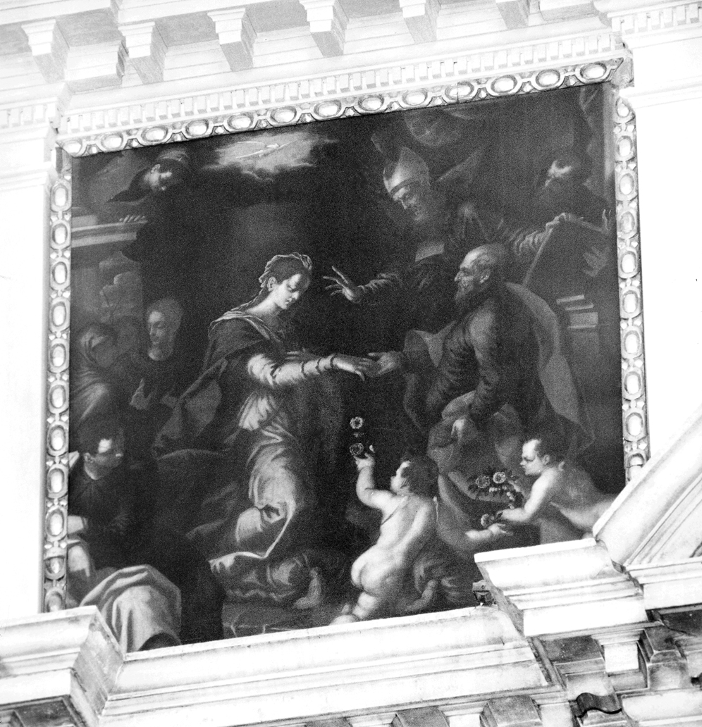 Sposalizio di Maria Vergine (dipinto) - ambito veneto (prima metà sec. XVII)