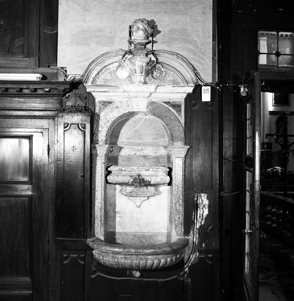 lavabo da sacrestia, insieme - ambito veneto (seconda metà sec. XVI)