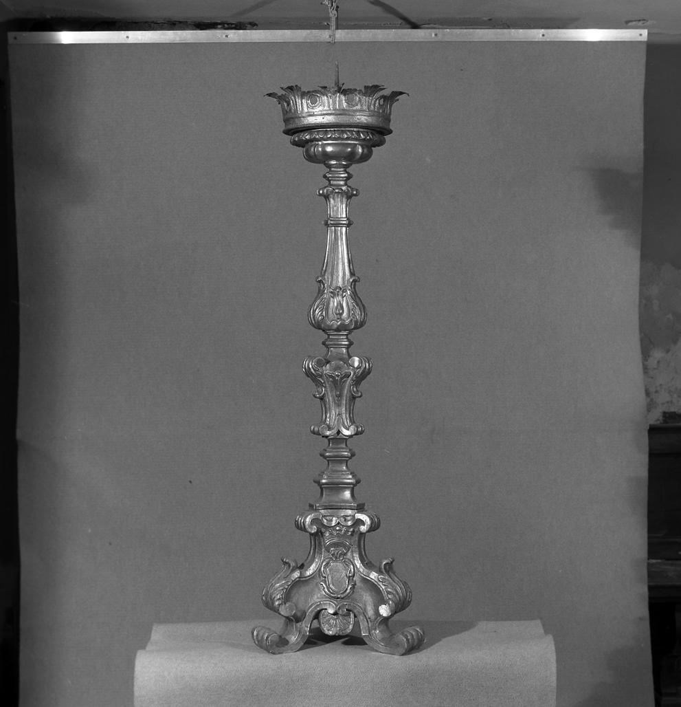 candeliere d'altare - ambito veneto (sec. XVIII)