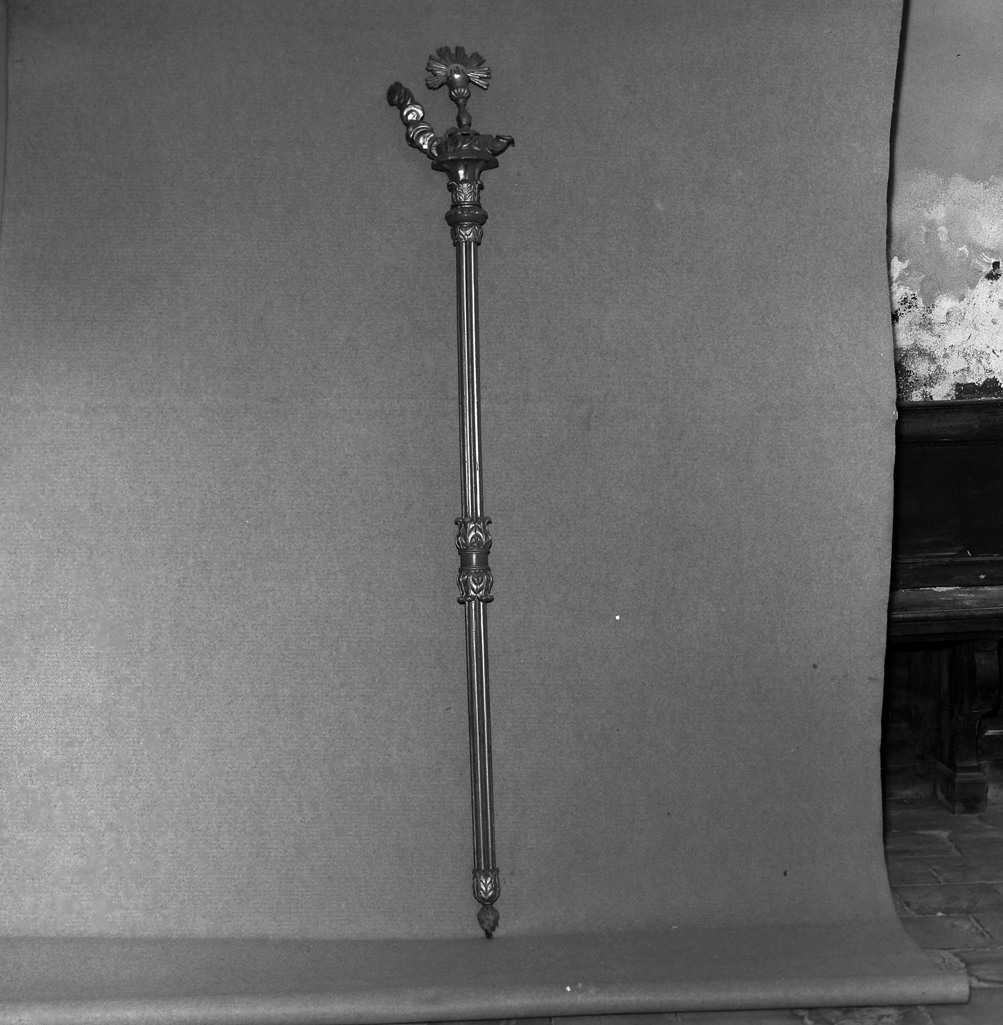 mazza processionale - ambito veneto (fine/inizio secc. XIX/ XX)