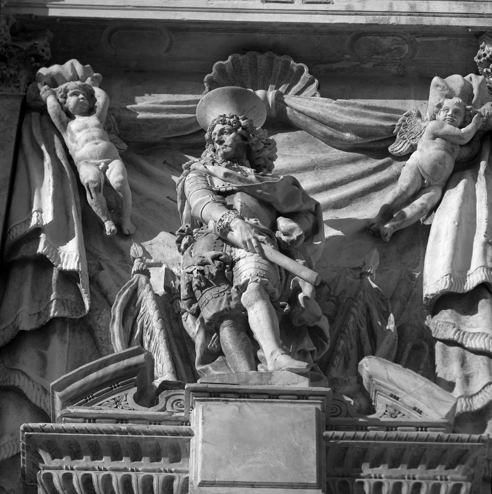 Ritratto di Antonio Barbaro (statua, elemento d'insieme) di Sardi Giuseppe, De Corte Josse (sec. XVII)