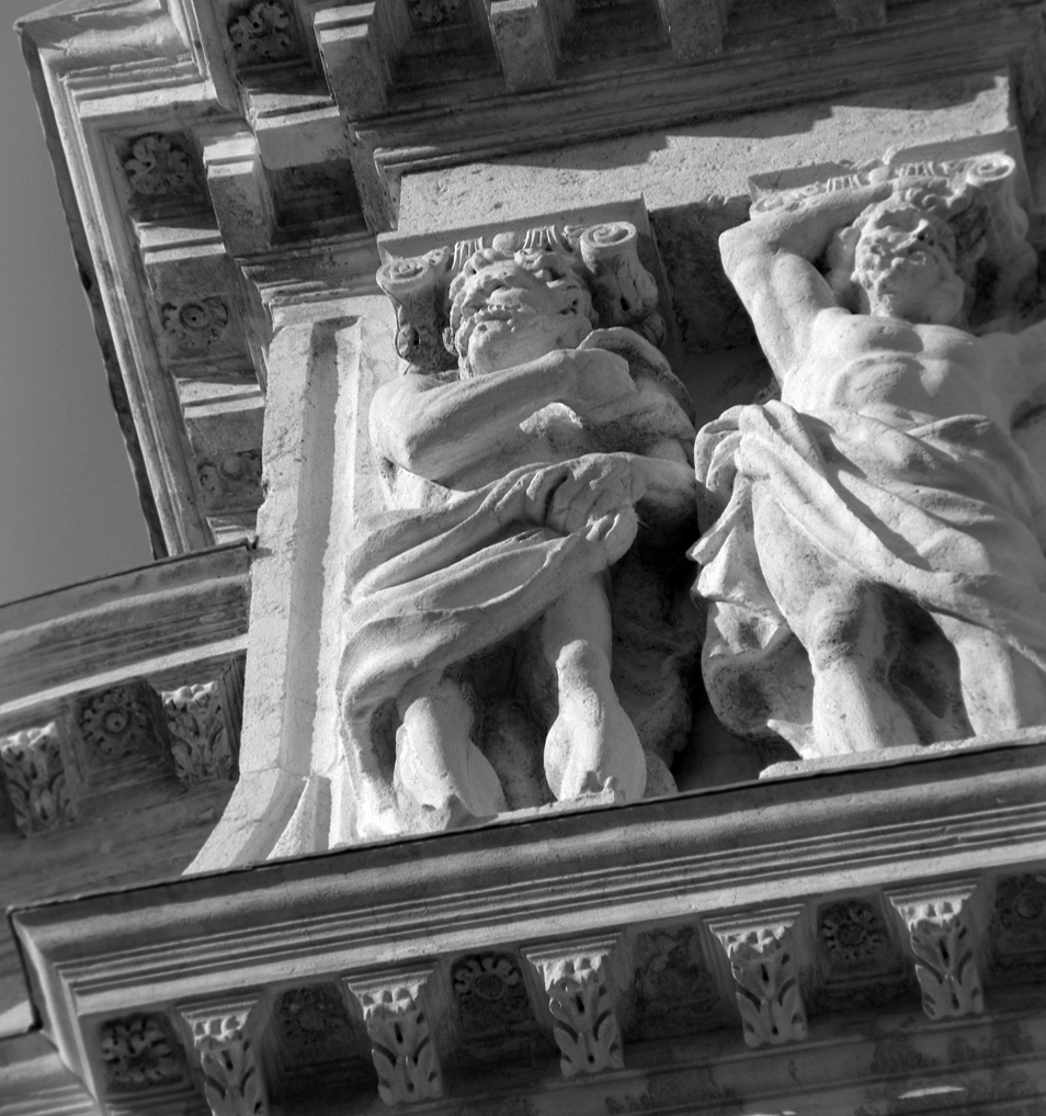 telamone (rilievo, elemento d'insieme) di Sardi Giuseppe (sec. XVII)