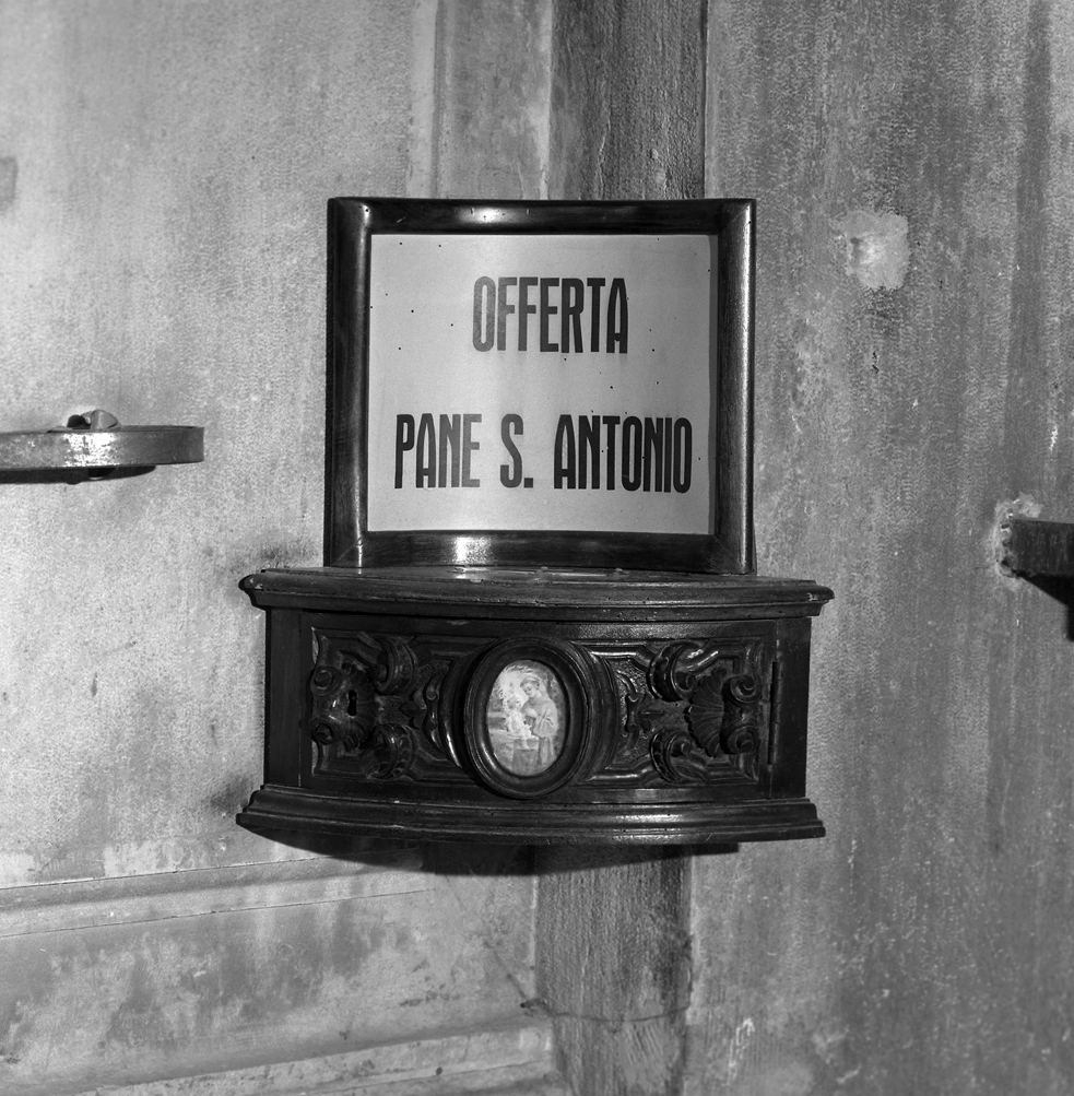 cassetta per elemosine - ambito veneziano (fine/inizio secc. XIX/ XX)