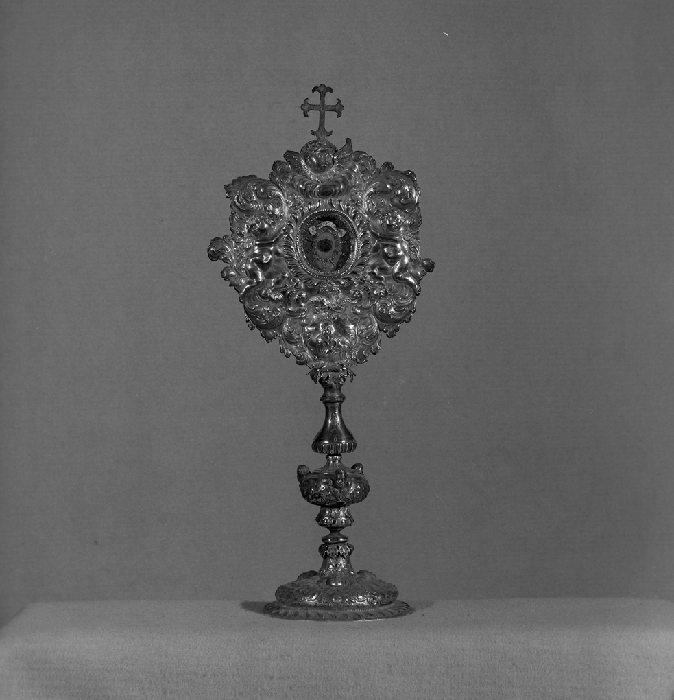 reliquiario - a ostensorio - ambito veneziano (sec. XVIII)