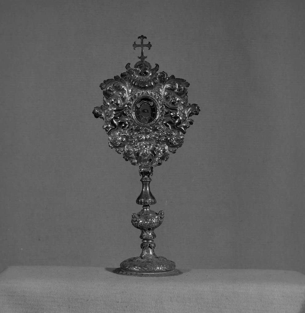 reliquiario - a ostensorio - ambito veneziano (sec. XVIII)