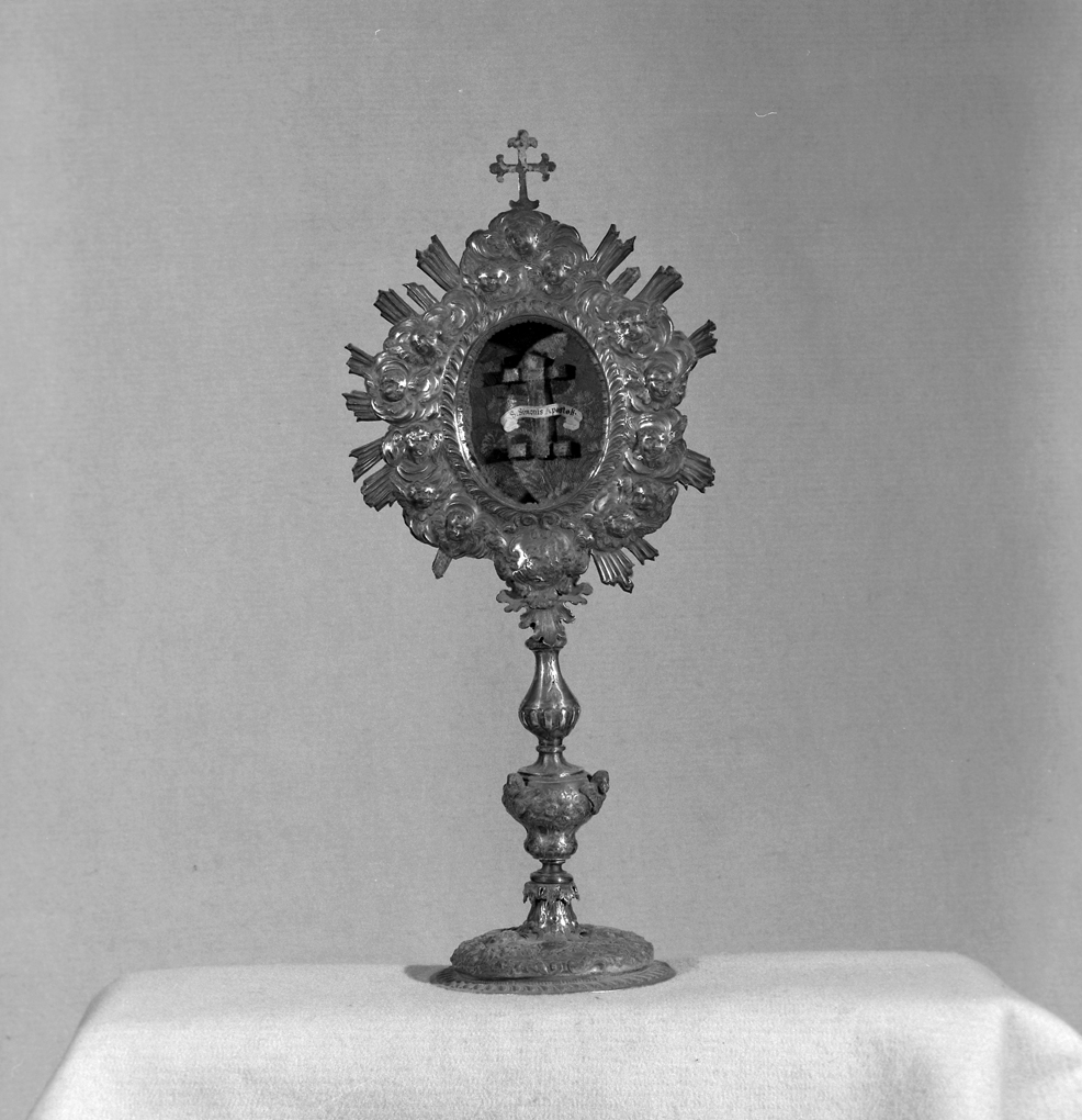 reliquiario - a ostensorio - ambito veneziano (sec. XVIII)