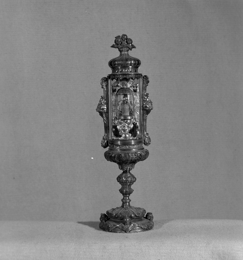 reliquiario - a ostensorio - ambito veneziano (seconda metà sec. XVII)
