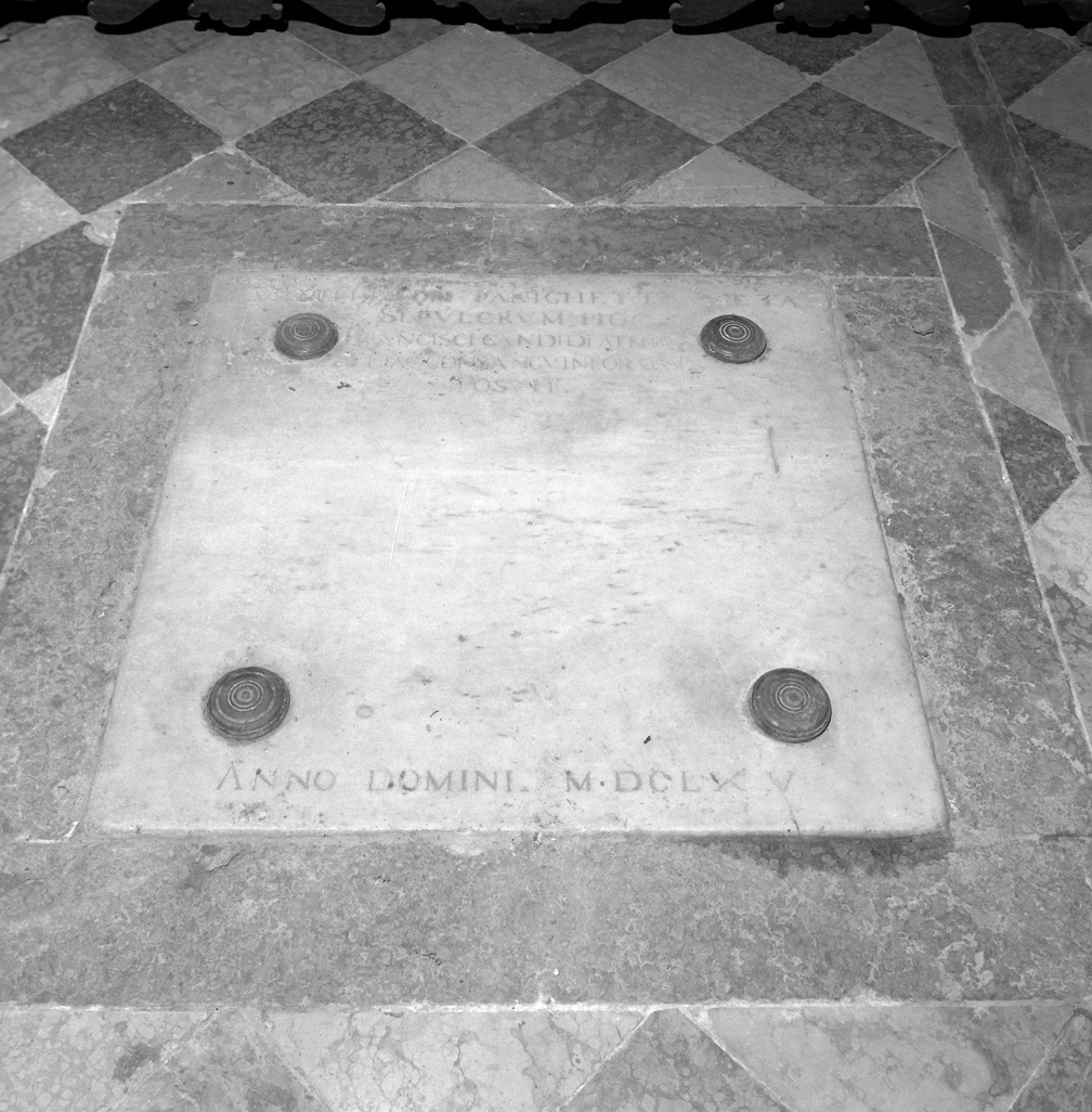 lapide tombale - ambito veneziano (sec. XVII)