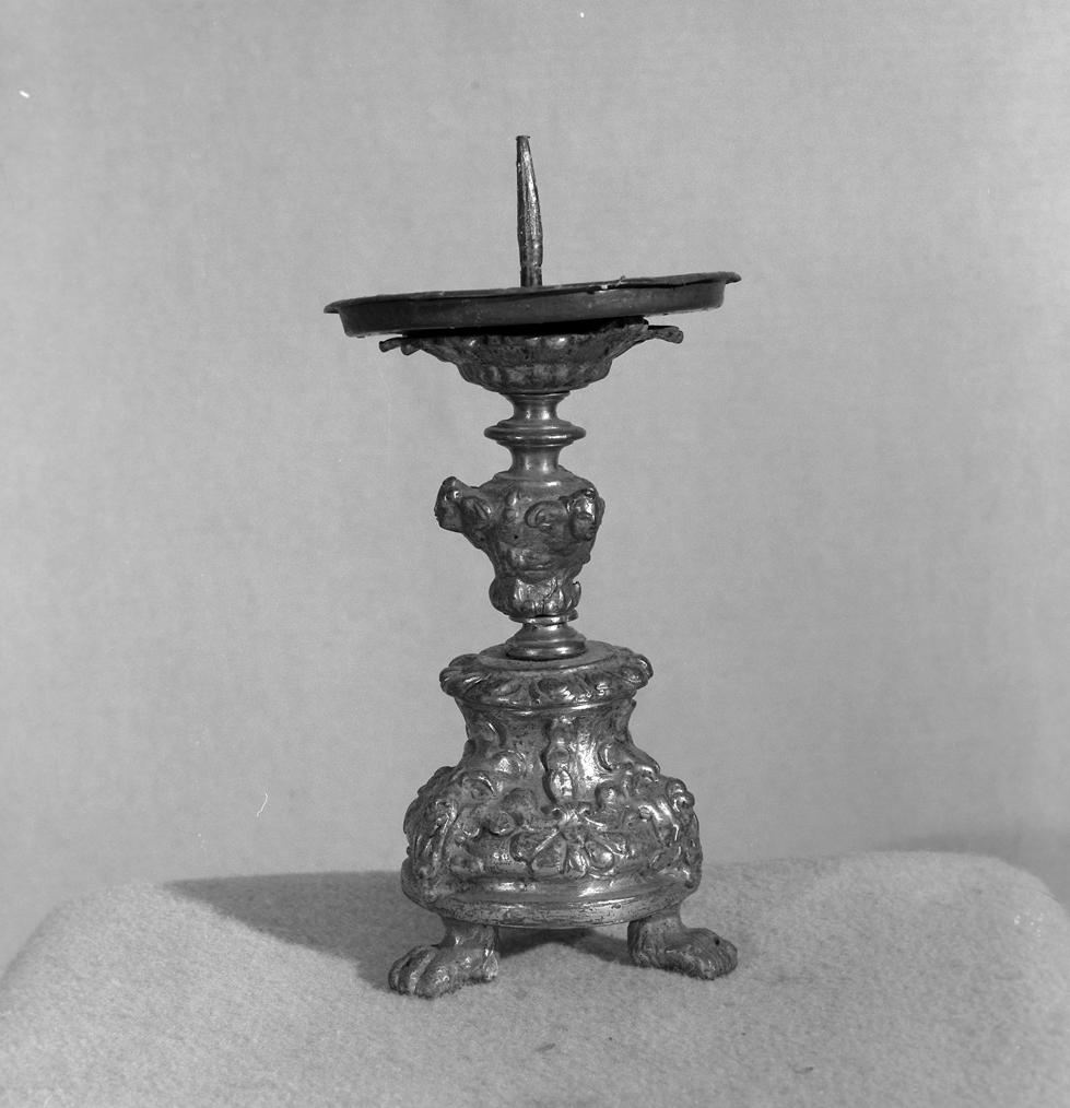 candeliere d'altare - ambito veneziano (primo quarto sec. XVII)