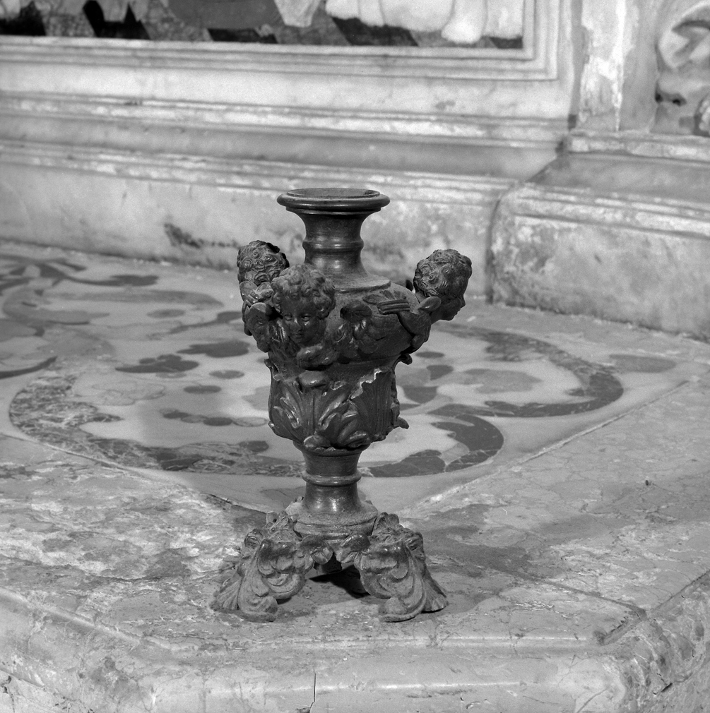 candeliere d'altare - ambito veneziano (fine/inizio secc. XVI/ XVII)