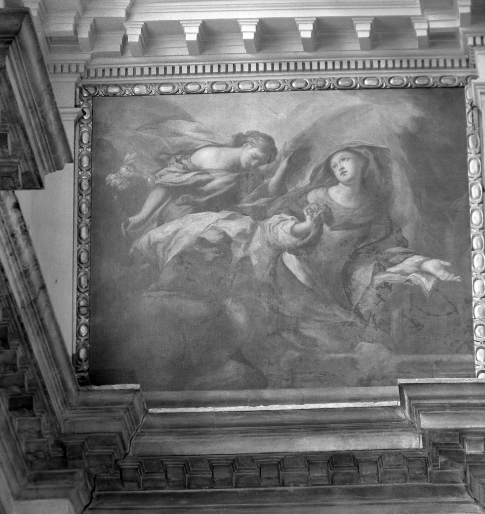Annunciazione (dipinto) di Zanchi Antonio (seconda metà sec. XVII)