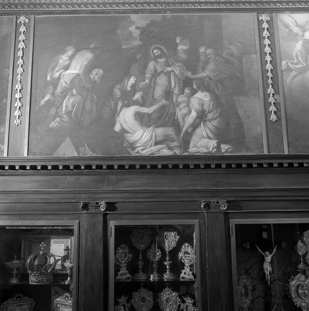 Cristo guarisce il paralitico di Cafarnao (dipinto) - ambito veneto (prima metà sec. XVII)