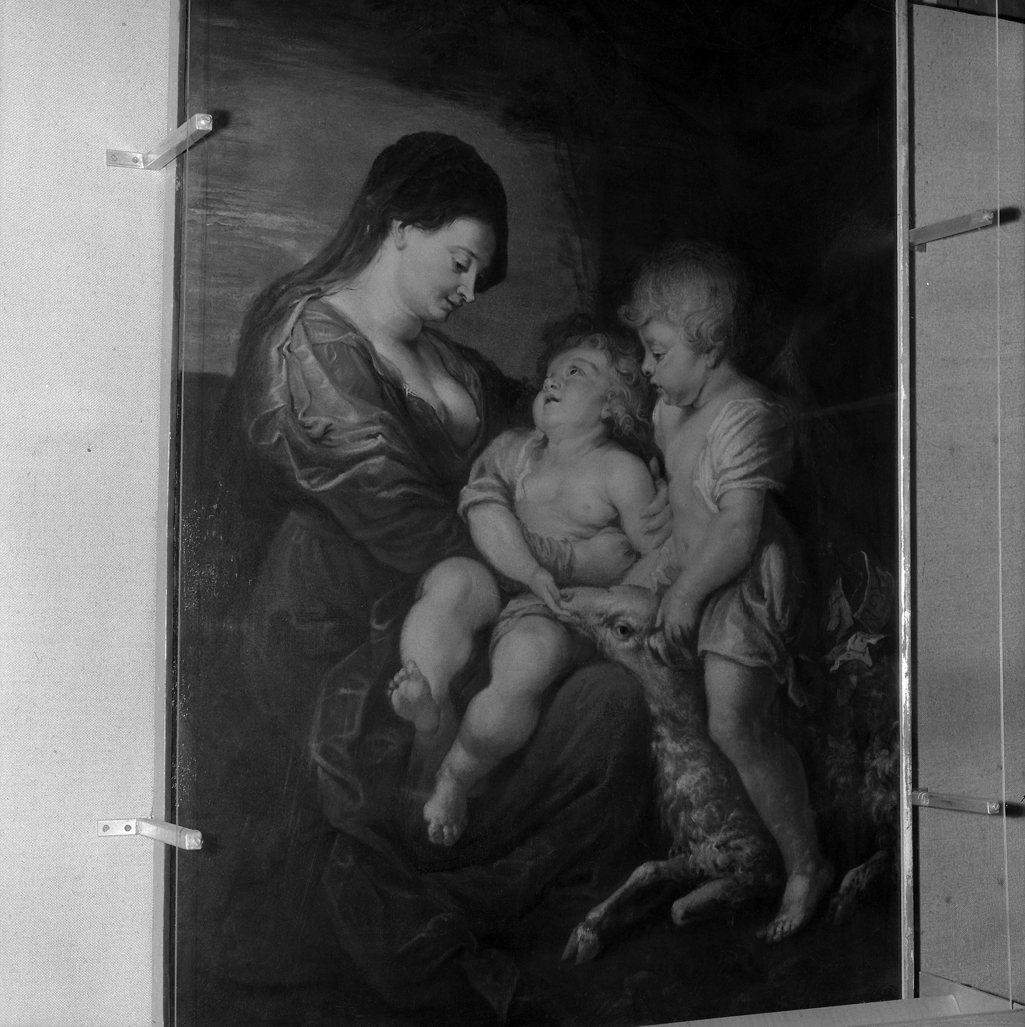 Madonna con Bambino e San Giovannino (dipinto) - ambito fiammingo (inizio sec. XVII)