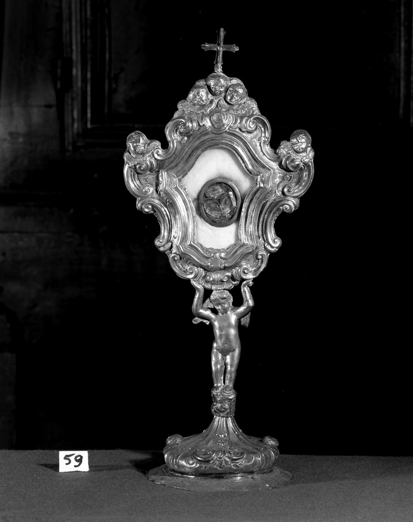 reliquiario - a ostensorio - bottega veneta (sec. XVIII)