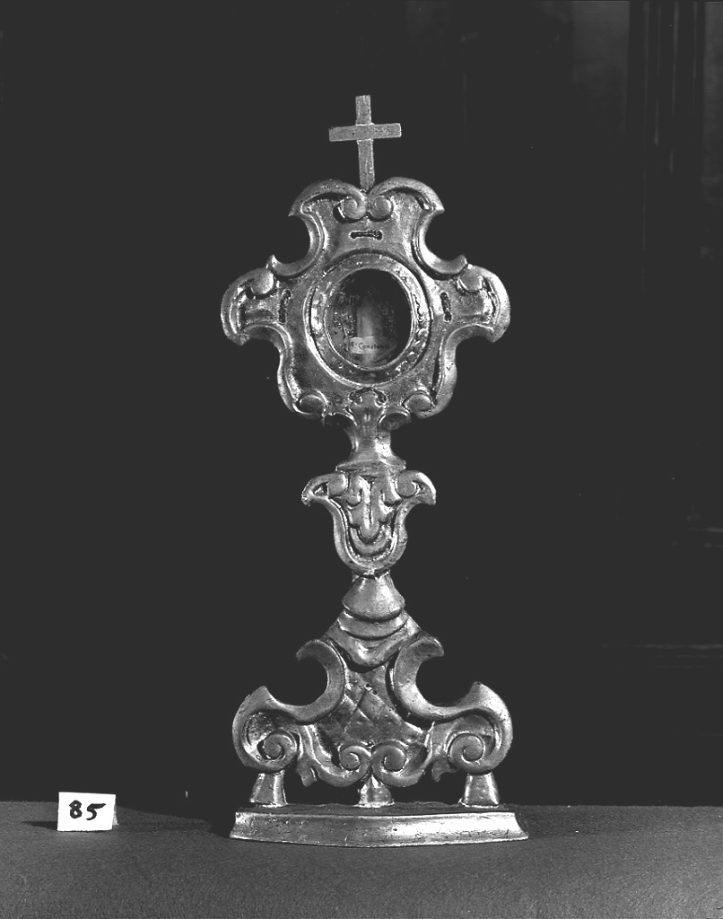 reliquiario - a ostensorio - bottega veneta (sec. XIX)