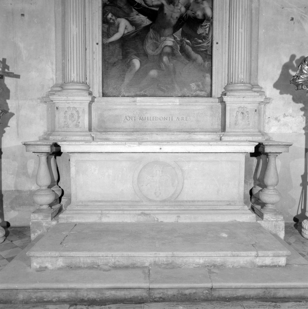 paliotto, elemento d'insieme - ambito veneto (sec. XVI)
