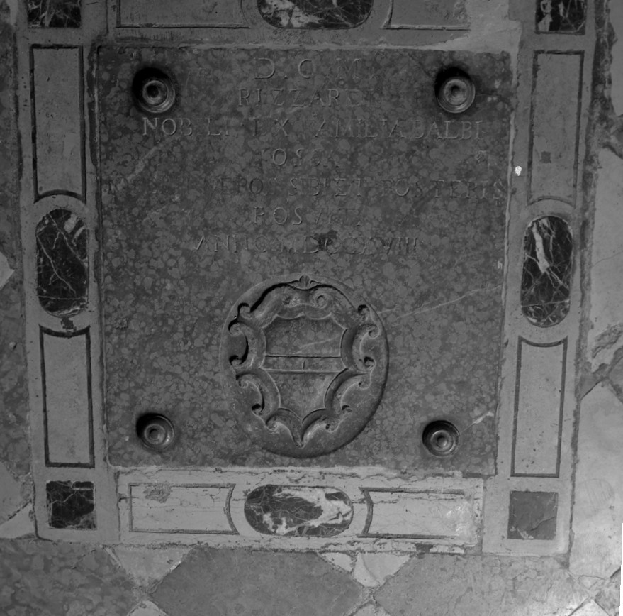 lapide tombale - ambito veneto (sec. XVIII)