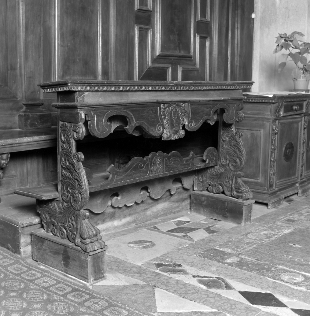 banco da chiesa - ambito veneto (sec. XVII)