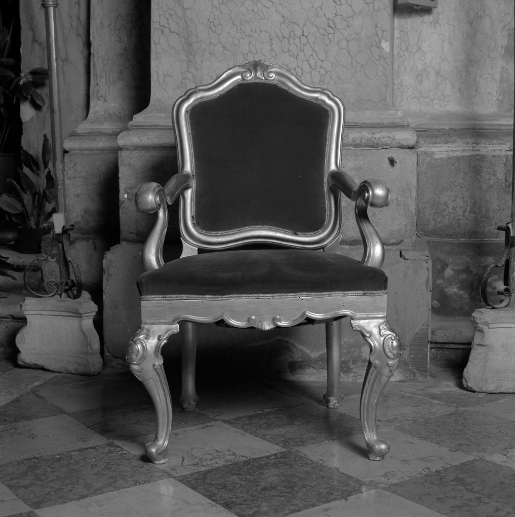 poltroncina - bottega veneta (fine/inizio secc. XIX/ XX)
