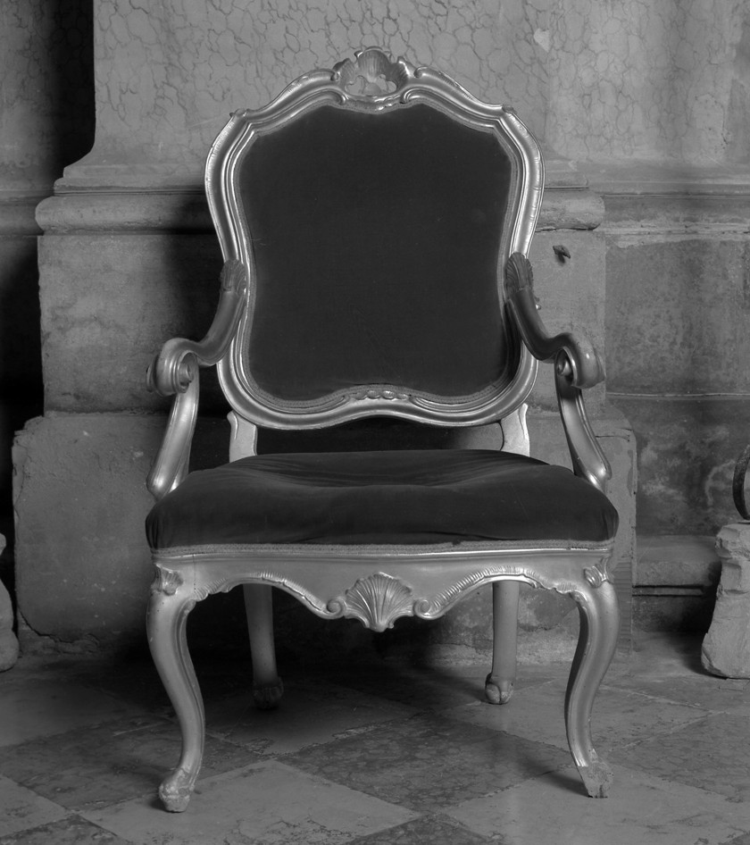 poltroncina - bottega veneta (fine/inizio secc. XIX/ XX)