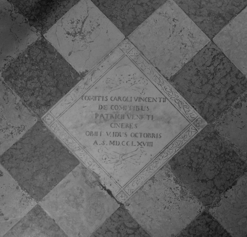 lapide tombale - ambito veneto (sec. XVIII)