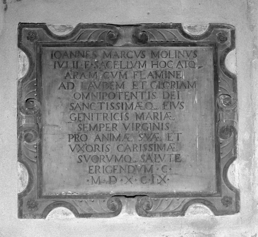 lapide - ambito veneto (sec. XVI)