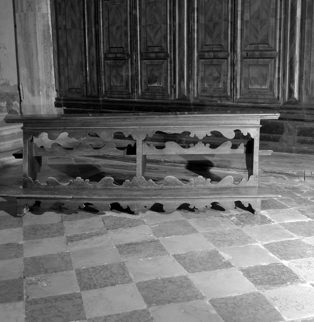 banco da chiesa - ambito veneto (sec. XVIII)