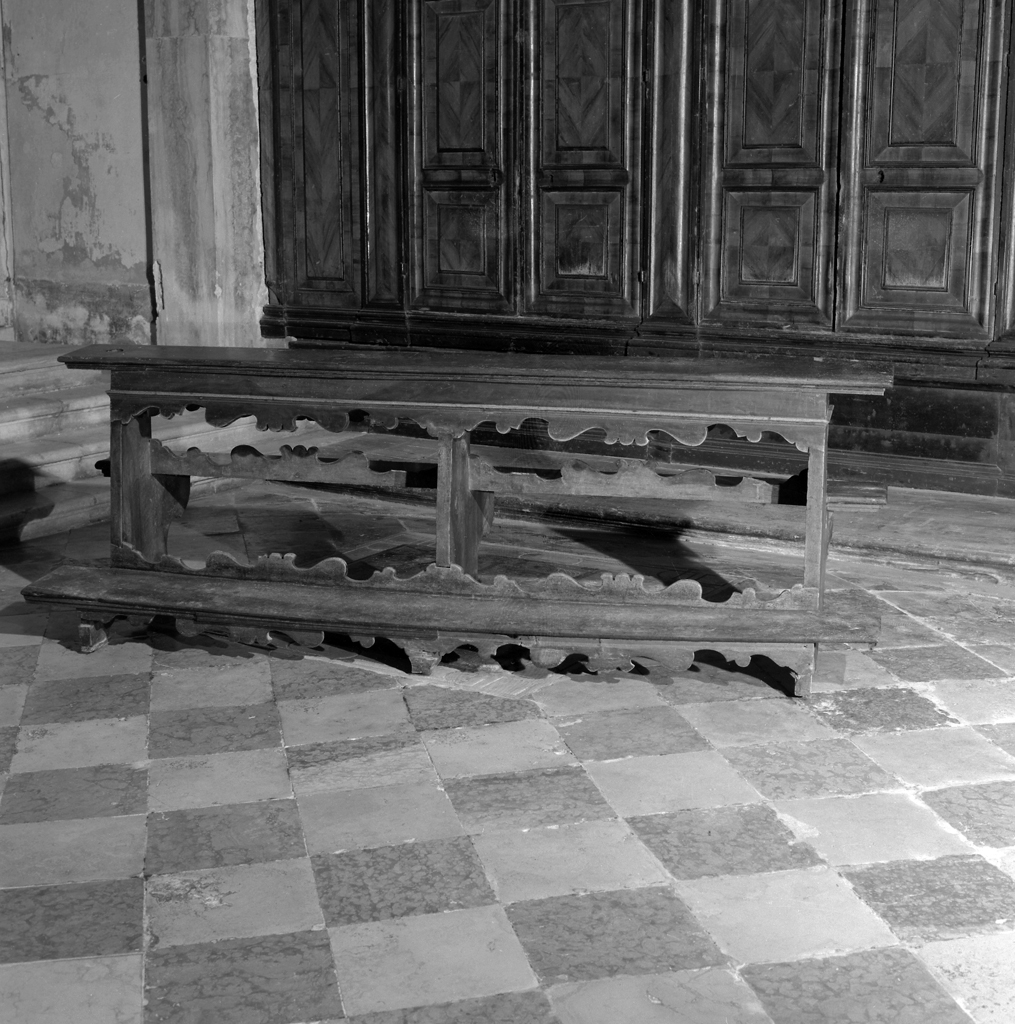 banco da chiesa - ambito veneto (sec. XVIII)