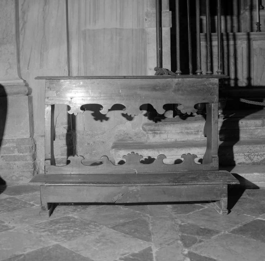 banco da chiesa - ambito veneto (sec. XVIII)