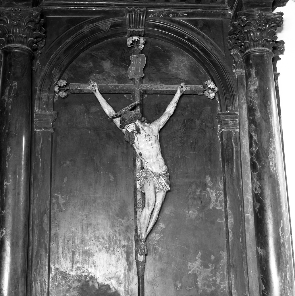 Cristo crocifisso (crocifisso, elemento d'insieme) - ambito veneto (inizio sec. XIX)