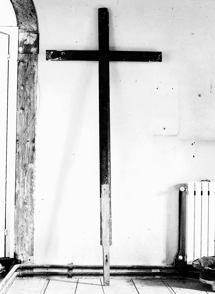 Cristo crocifisso (croce processionale) - ambito veneto (sec. XVIII)