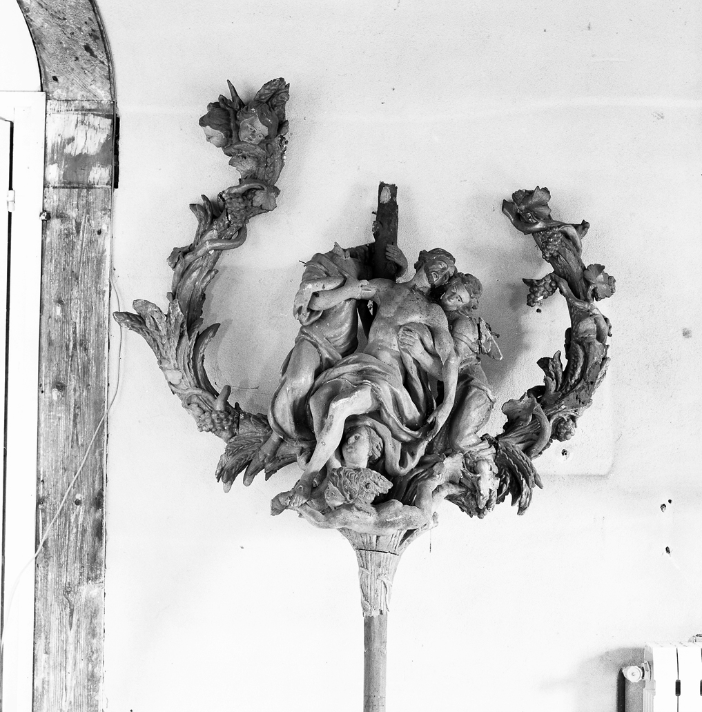 Cristo in pietà (emblema di confraternita) - ambito veneto (sec. XVIII)