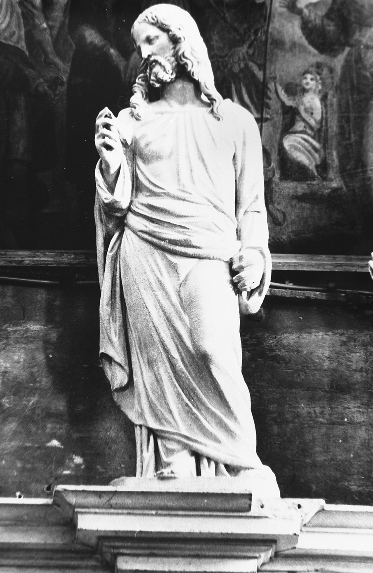 Cristo redentore benedicente (statua, elemento d'insieme) di Lombardo Tullio (sec. XVI)