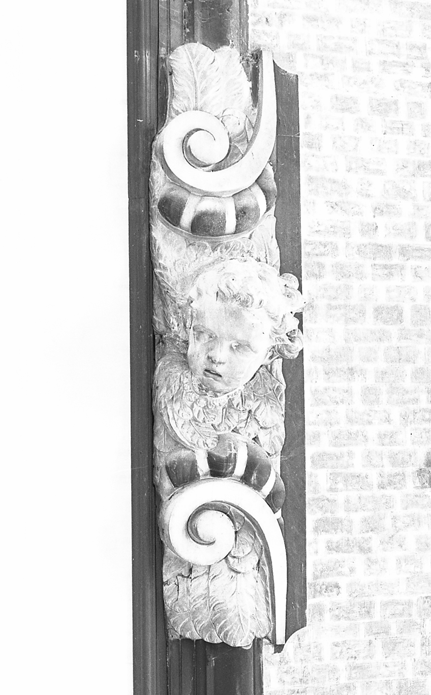 cherubino (cornice) - ambito veneto (sec. XVII)