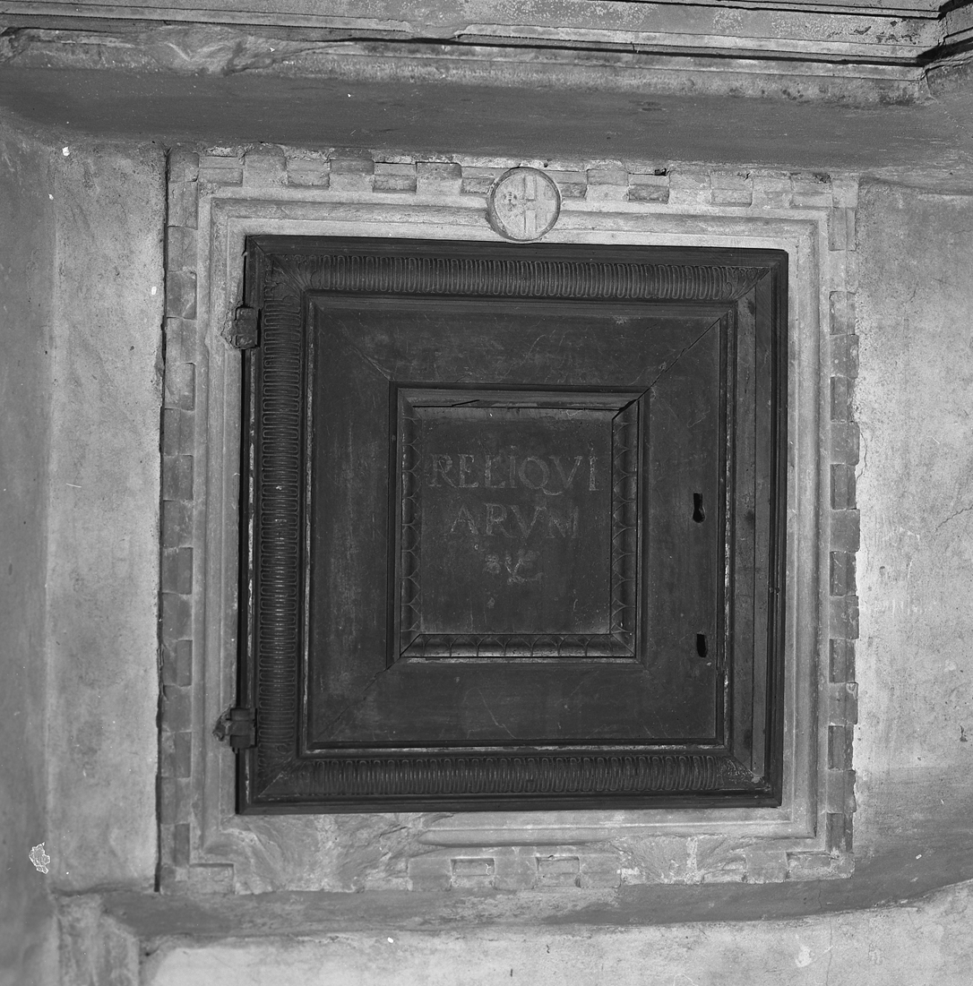 sportello di reliquiario - ambito veneto (sec. XVI)