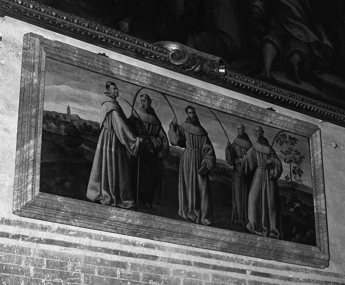 gloria dei martiri francescani (dipinto) di Licinio Bernardino (sec. XVI)