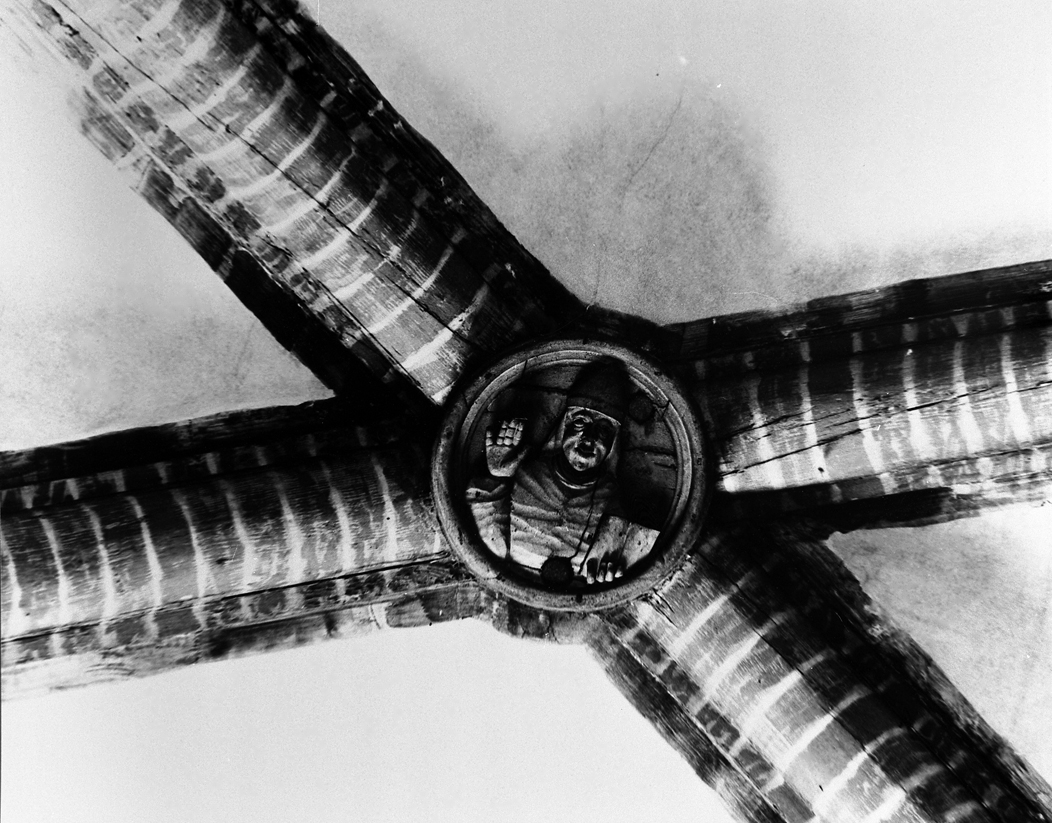 Santo papa (chiave di volta) - ambito veneto (sec. XV)