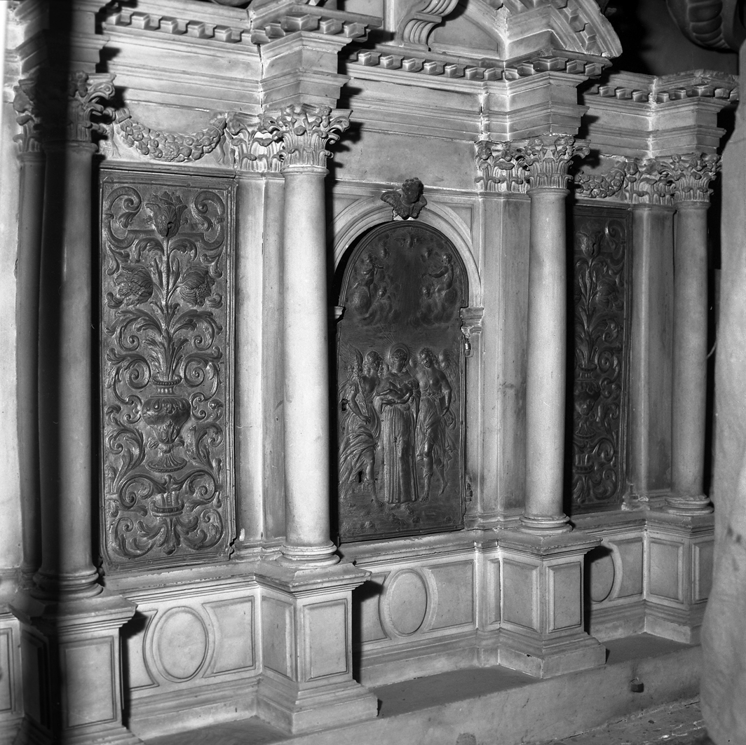 tabernacolo - a frontale architettonico, elemento d'insieme di Longhena Baldassarre, Sardi Giuseppe (sec. XVII)