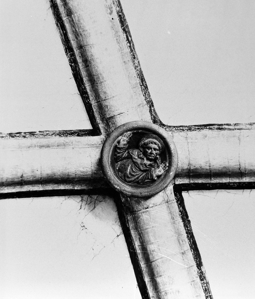 Santo (chiave di volta) - ambito veneto (sec. XV)