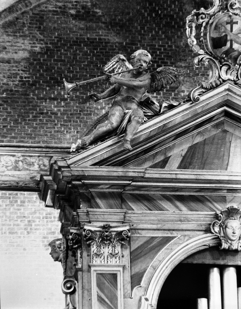 angelo (scultura, elemento d'insieme) - ambito veneto (sec. XVIII)