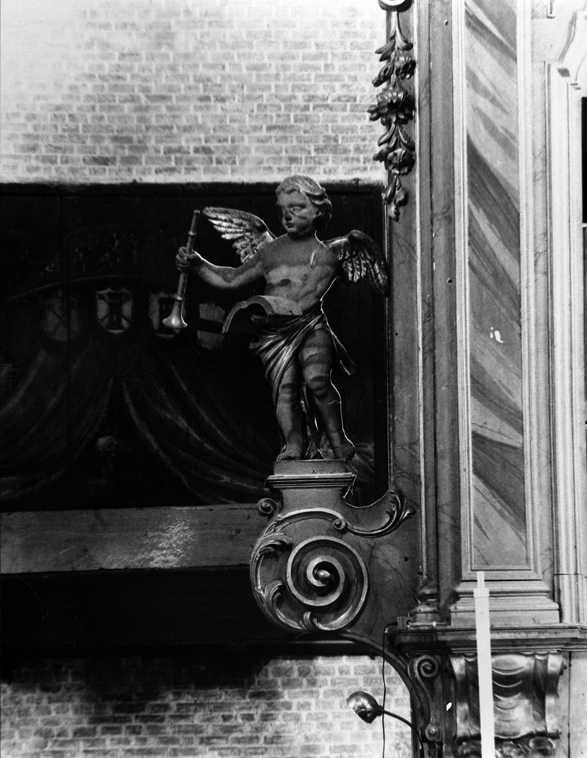 angelo (scultura, elemento d'insieme) - ambito veneto (sec. XVIII)