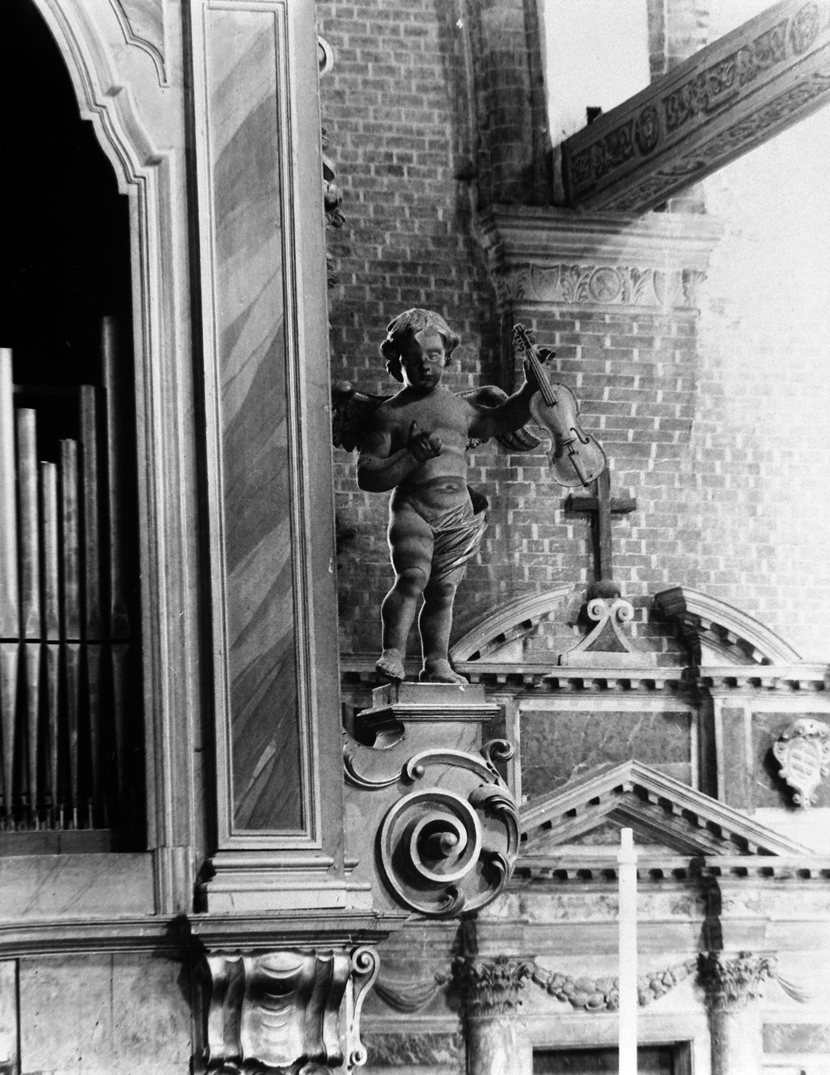angelo (scultura, elemento d'insieme) - ambito veneto (sec. XVIII)