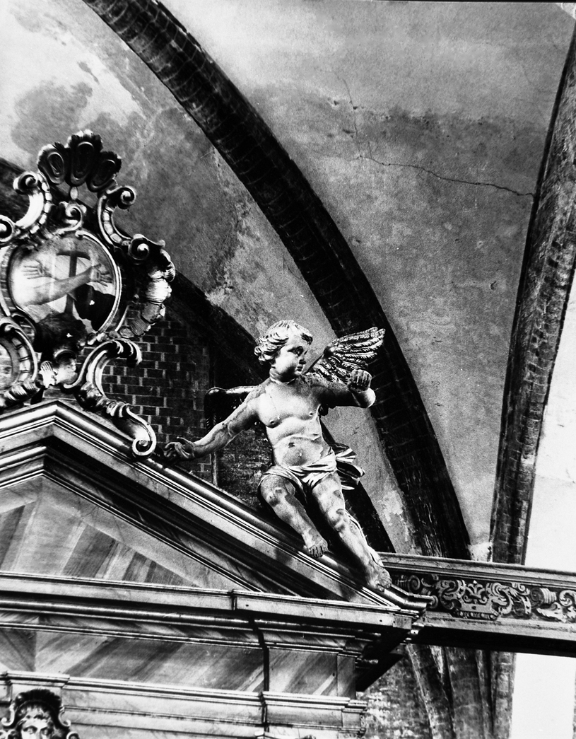 angelo (scultura, elemento d'insieme) - ambito veneto (sec. XVIII)