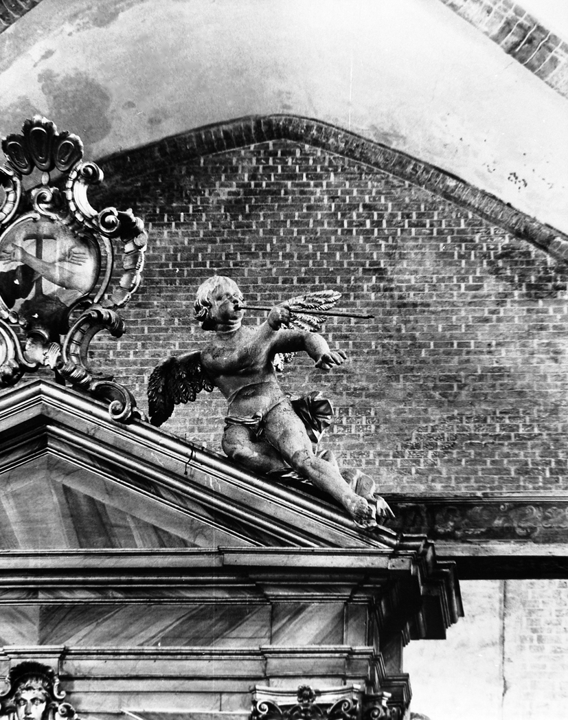 angelo (scultura, elemento d'insieme) - ambito veneto (sec. XVIII)