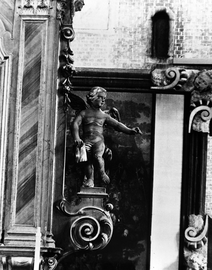 angelo (scultura, elemento d'insieme) - ambito veneto (sec. XVIII)