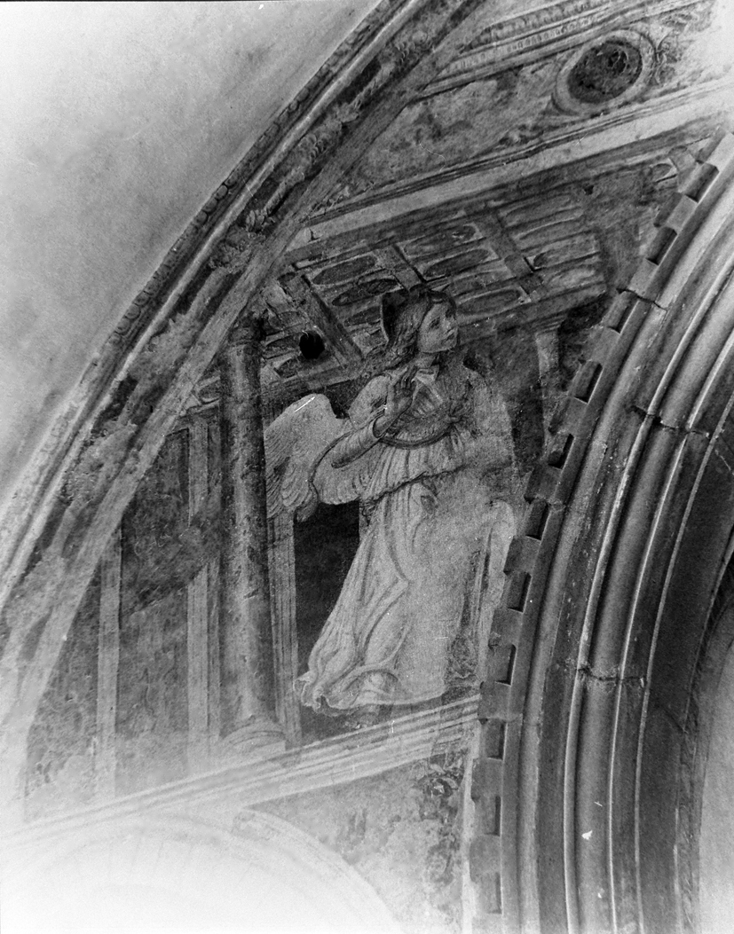 angelo annunciante (dipinto) - ambito padovano (sec. XV)