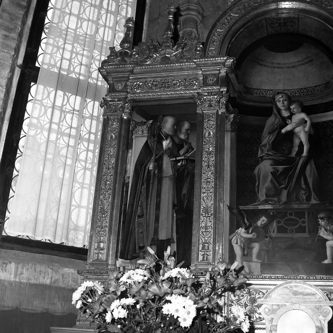 San Nicolò Magno/ San Pietro Apostolo (scomparto di trittico, elemento d'insieme) di Bellini Giovanni detto Giambellino (sec. XV)