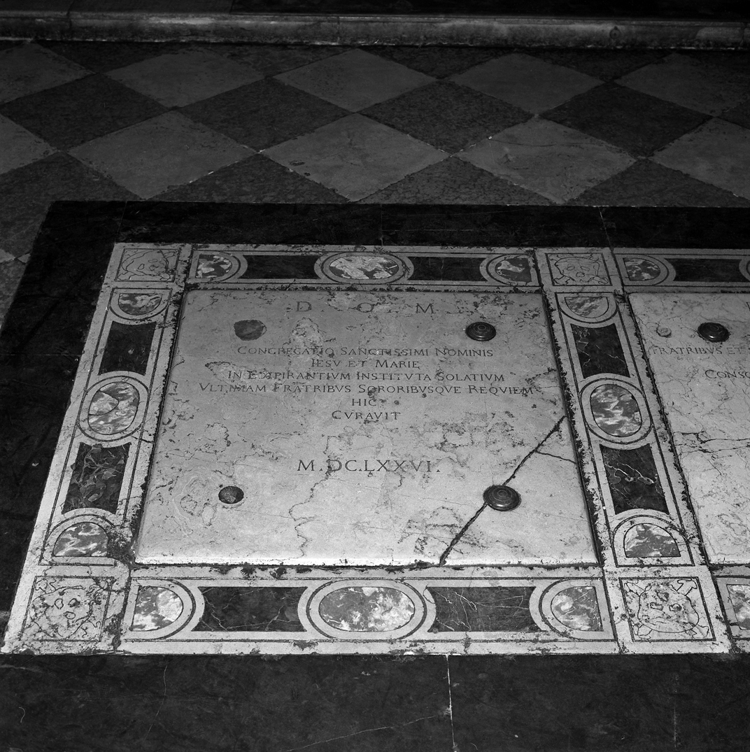 lastra tombale - ambito veneto (sec. XVII)