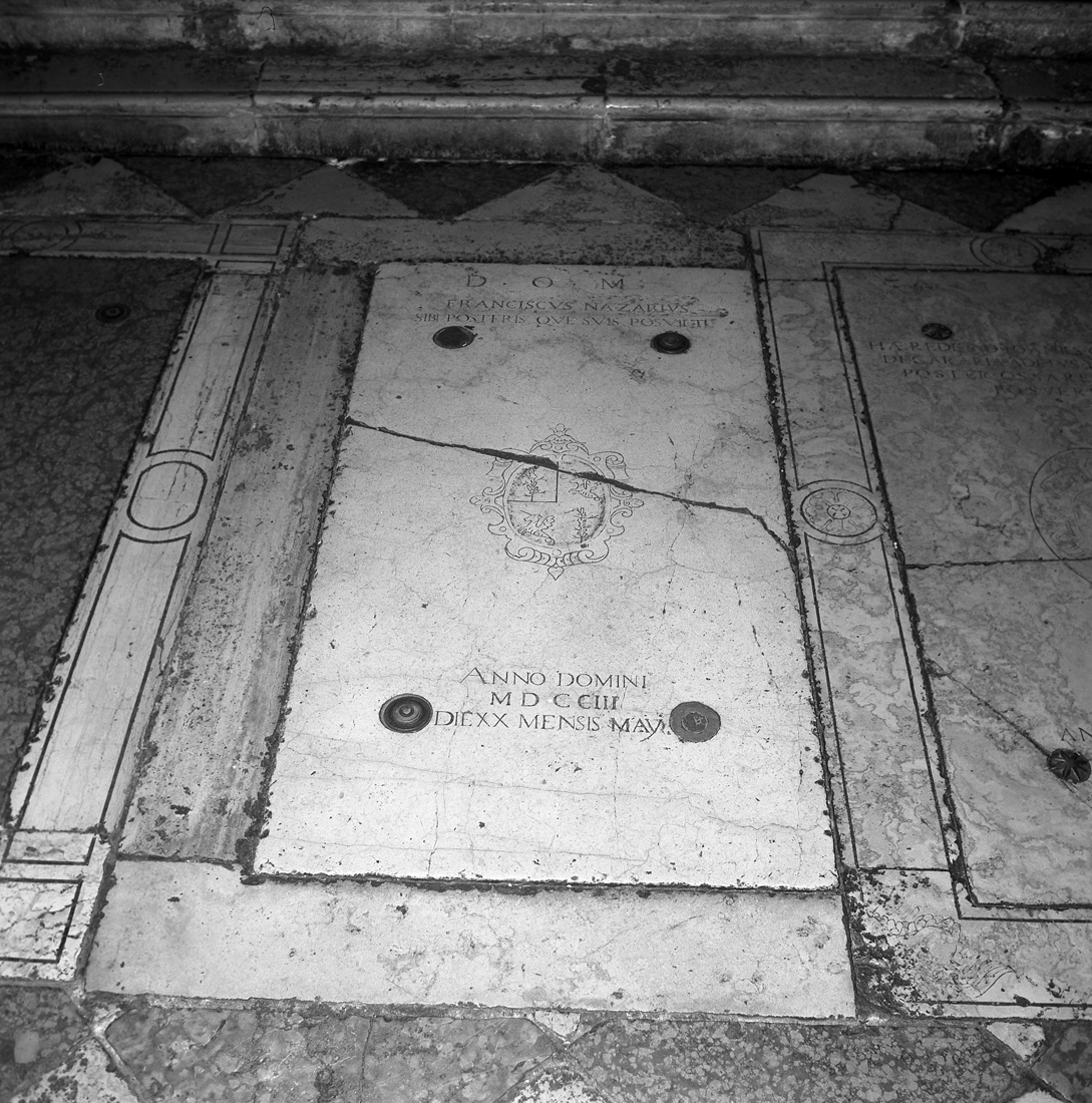 lastra tombale - ambito veneto (sec. XVIII)