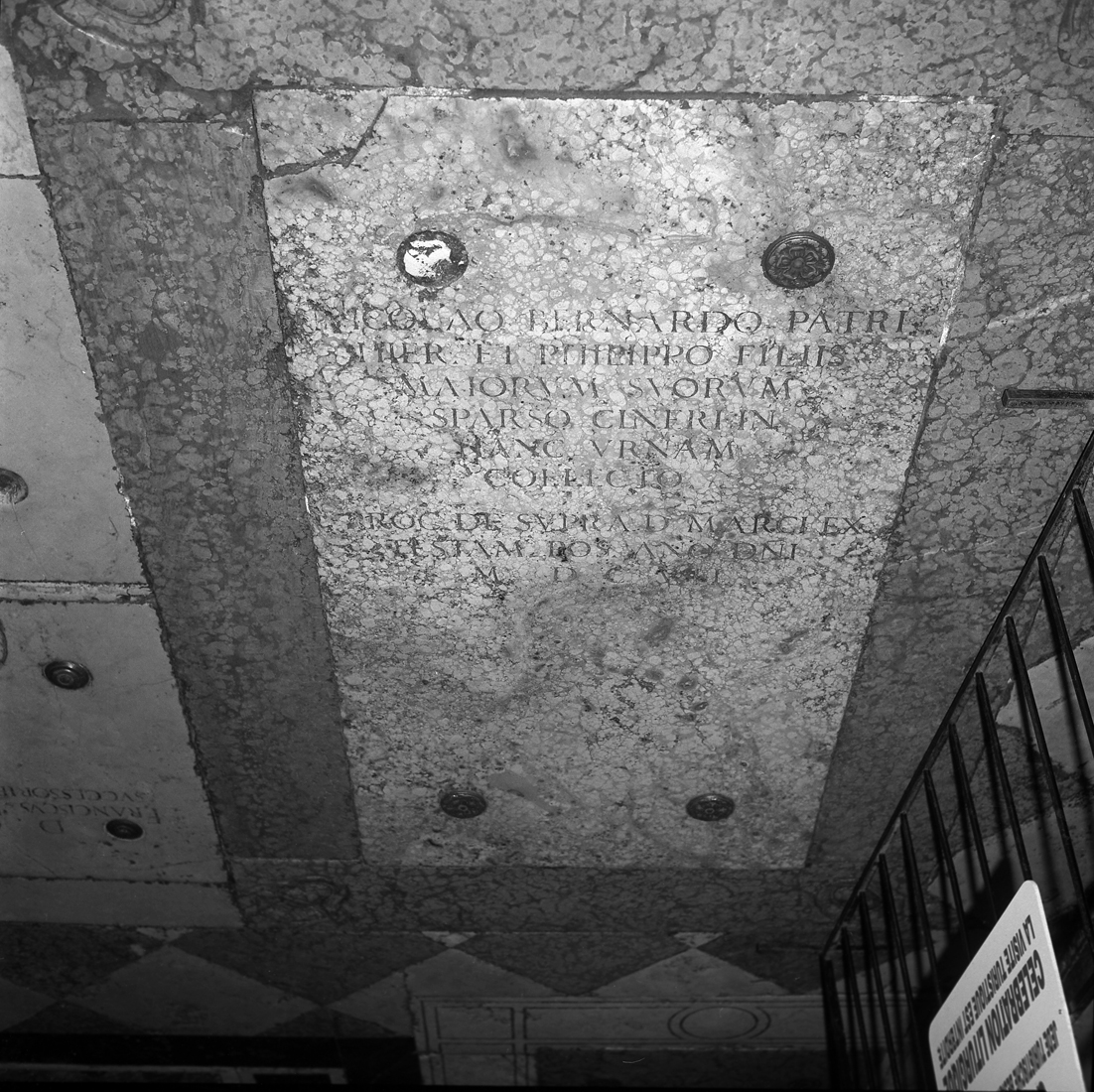 lastra tombale - ambito veneto (sec. XVII)